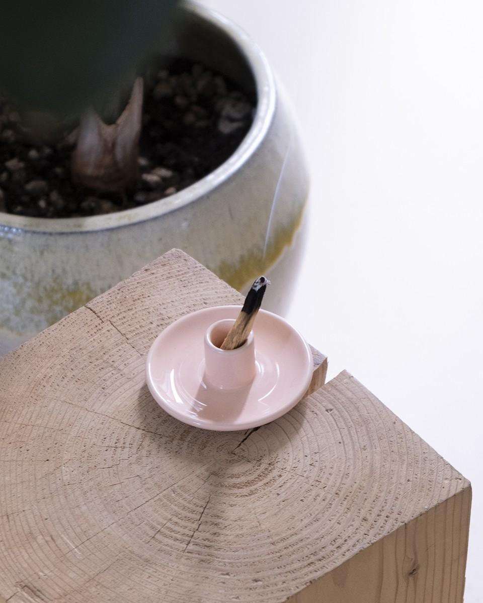 Wood'd PALO SANTO PLATE PINK Duty-free