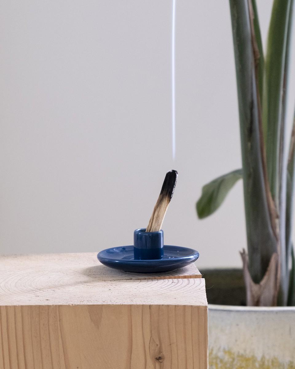 Wood'd PALO SANTO PLATE BLUE 2025