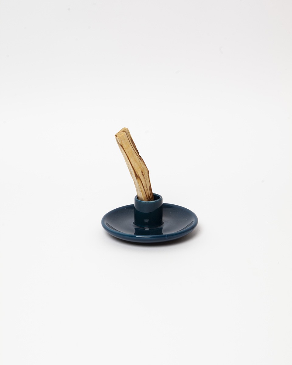 Wood'd PALO SANTO PLATE BLUE 2025