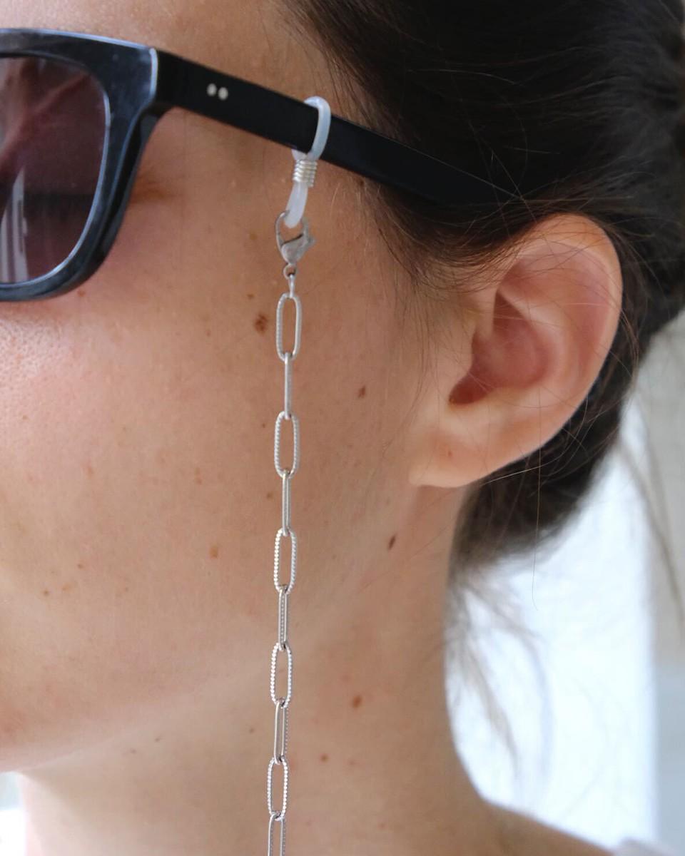Wood'd Eyeglasses Lace Wide Silvered Promozione