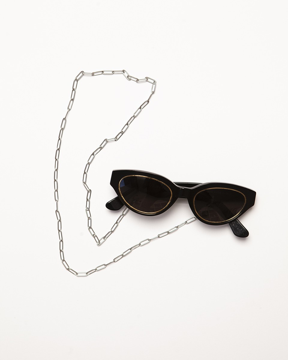 Wood'd Eyeglasses Lace Wide Silvered Promozione