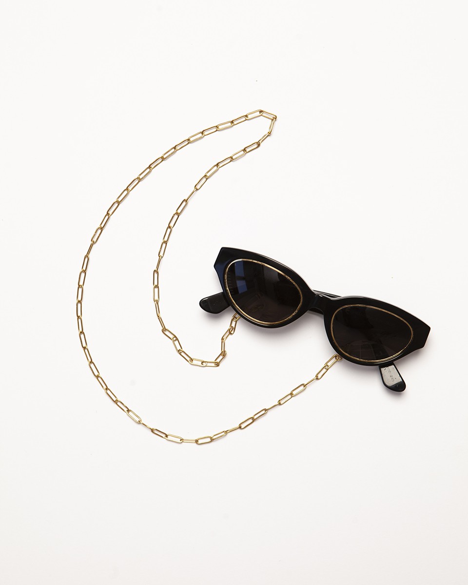 Wood'd Eyeglasses Lace Wide Golden Spedizione Gratuita