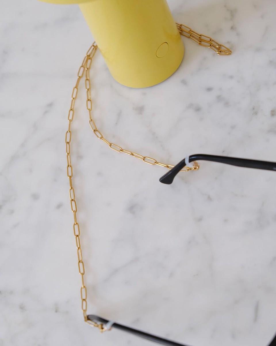Wood'd Eyeglasses Lace Wide Golden Spedizione Gratuita