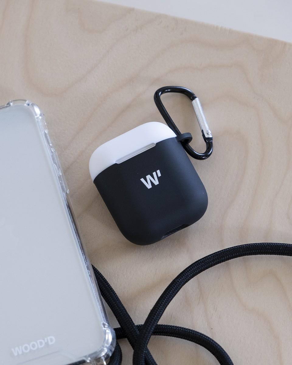 Wood'd AirPods Case Block Black Nuova