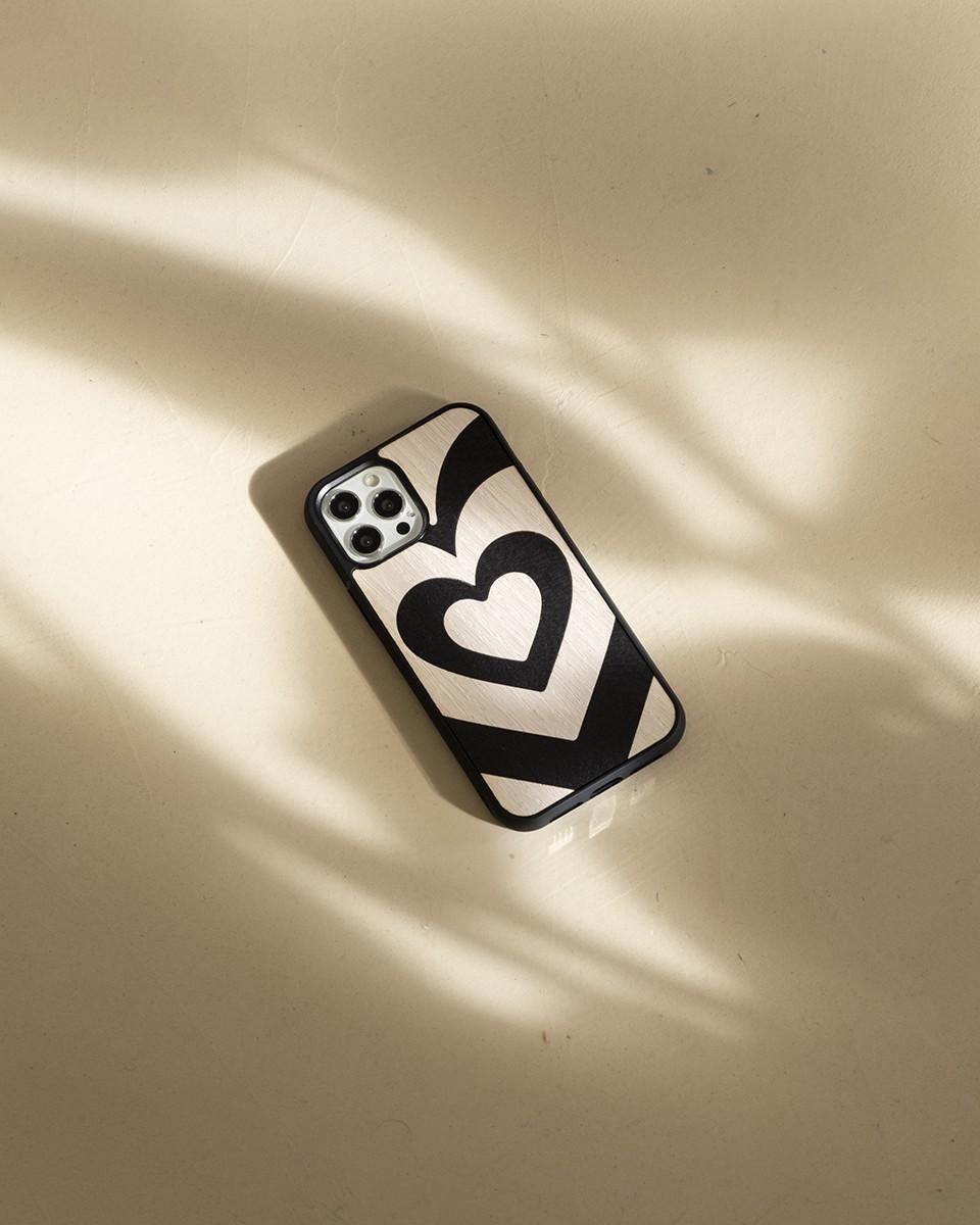 Wood'd Cuore Matto Nero Cover Nuova