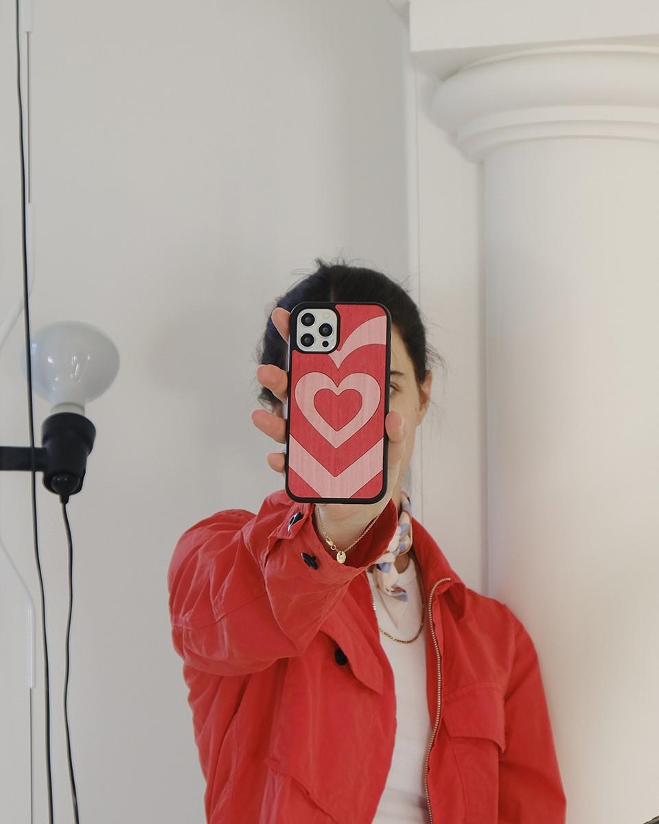 Wood'd Cuore Matto Rosa Cover Moda