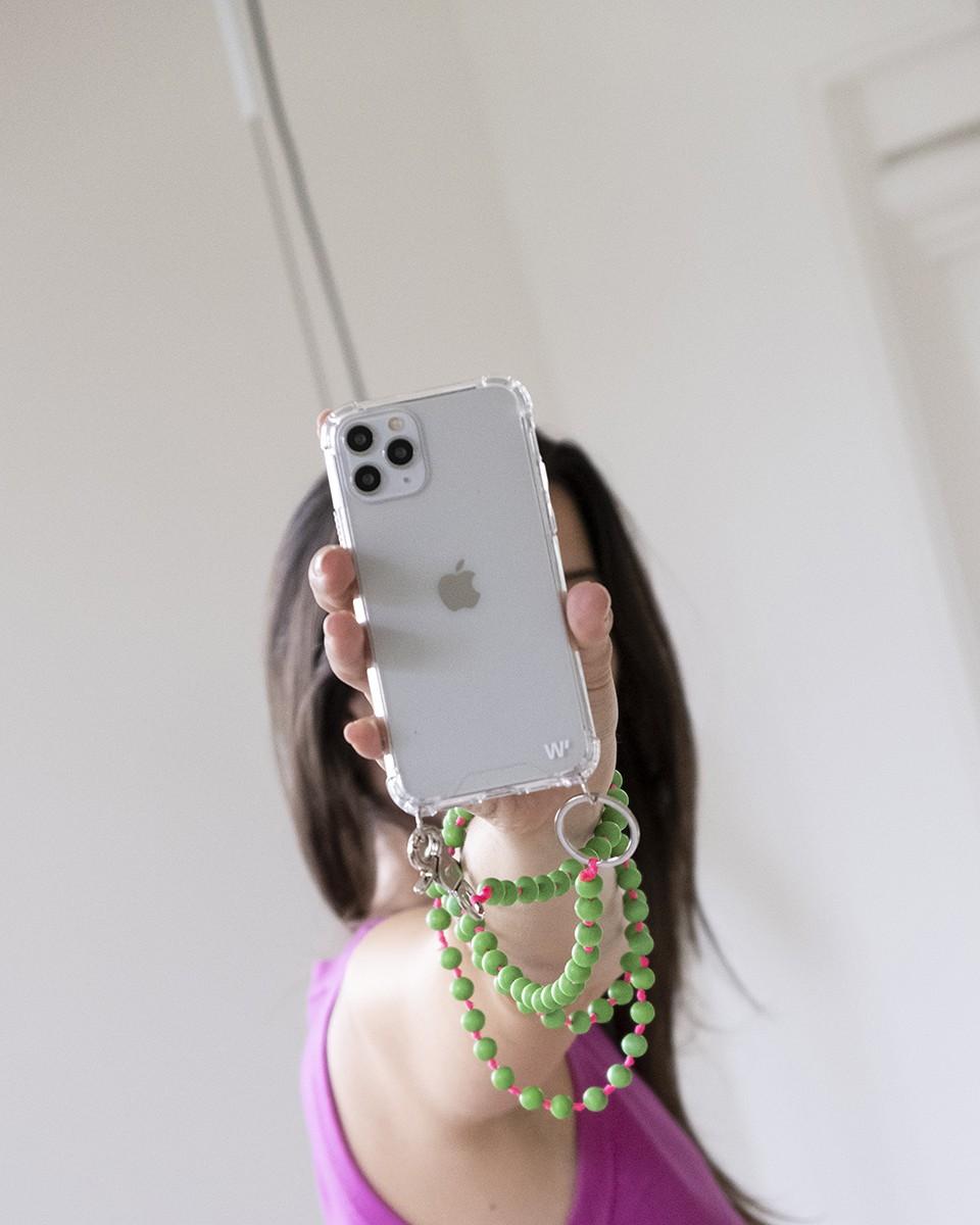 Wood'd Pearls Green Necklace Promozione